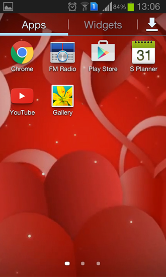 Screenshots of the live wallpaper Day of love for Android phone or tablet.