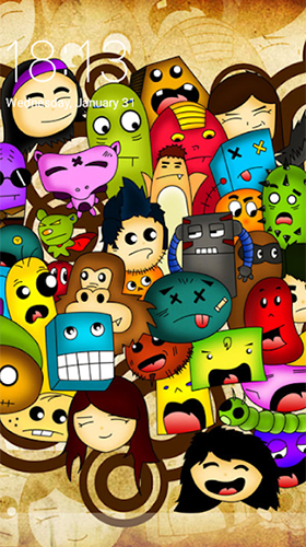 Full version of Android apk livewallpaper Doodle art for tablet and phone.