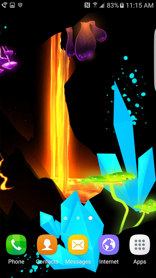 Full version of Android apk livewallpaper Epic Lava Cave for tablet and phone.