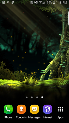Full version of Android apk livewallpaper Fantasy jungle for tablet and phone.