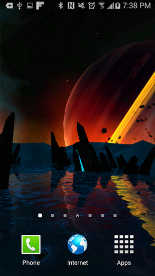 Full version of Android apk livewallpaper Far Galaxy for tablet and phone.