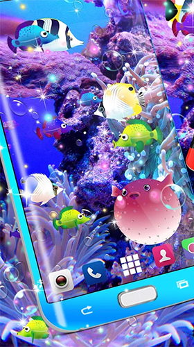 Full version of Android apk livewallpaper Fish for tablet and phone.