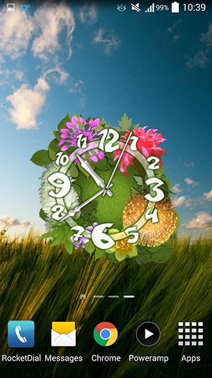 ⏳ Android Flower Clock Live Wallpaper fynnsho 3_flower_clock