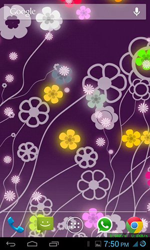 Full version of Android apk livewallpaper Flowers by Dutadev for tablet and phone.