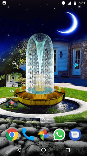 Full version of Android apk livewallpaper Fountain 3D for tablet and phone.