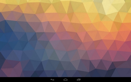 Screenshots of the live wallpaper Fracta for Android phone or tablet.