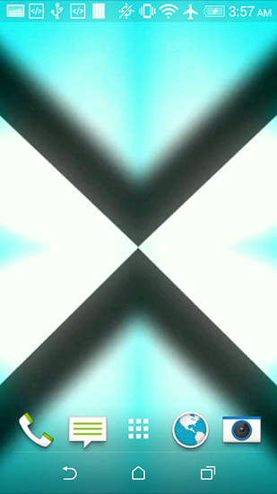 Screenshots of the live wallpaper Geometric 3D HD for Android phone or tablet.