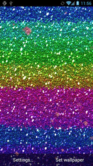 Screenshots of the live wallpaper Glitter by HD Live wallpapers free for Android phone or tablet.