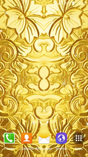 Full version of Android apk livewallpaper Gold for tablet and phone.