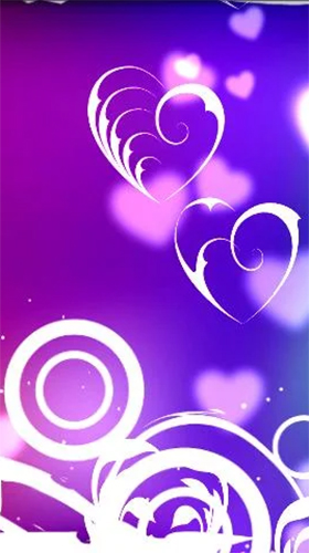 Full version of Android apk livewallpaper Hearts by Kittehface Software for tablet and phone.