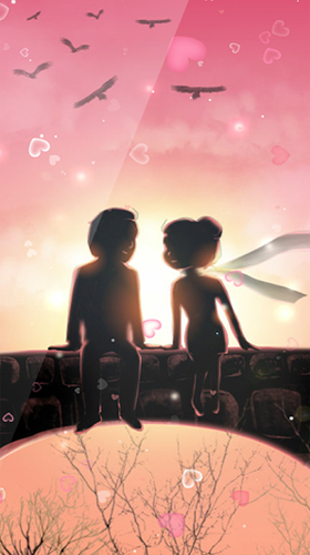 Full version of Android apk livewallpaper Hearts by Webelinx Love Story Games for tablet and phone.