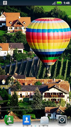 Full version of Android apk livewallpaper Hot air balloon by Socks N' Sandals for tablet and phone.