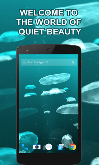 Full version of Android apk livewallpaper Jellyfishes for tablet and phone.