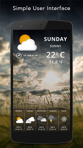 Full version of Android apk livewallpaper Live weather for tablet and phone.