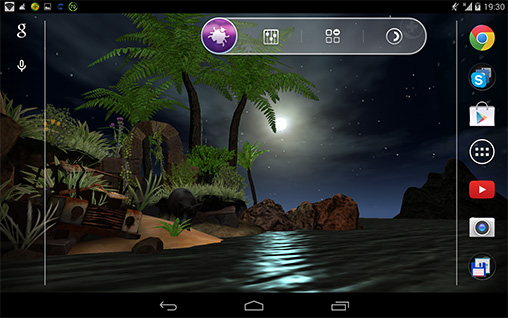 Full version of Android apk livewallpaper Lost island HD for tablet and phone.
