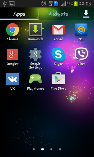 Screenshots of the live wallpaper Mega particles for Android phone or tablet.