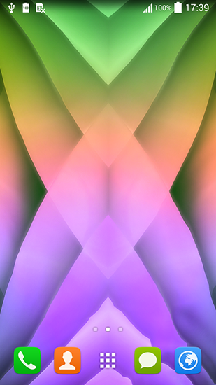 Screenshots of the live wallpaper Multicolor for Android phone or tablet.