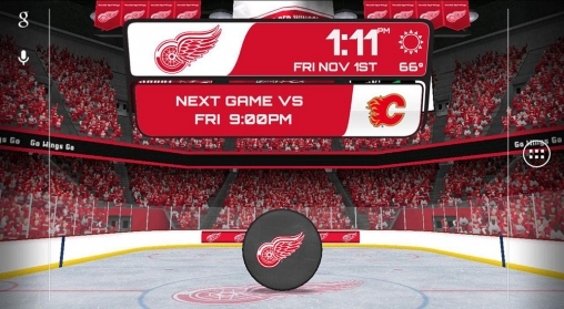 Screenshots of the live wallpaper NHL 2014 for Android phone or tablet.
