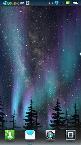 Full version of Android apk livewallpaper Northern lights by Lucent Visions for tablet and phone.
