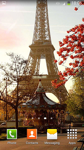 Full version of Android apk livewallpaper Paris by Cute Live Wallpapers And Backgrounds for tablet and phone.