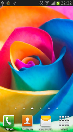Full version of Android apk livewallpaper Rainbow roses for tablet and phone.