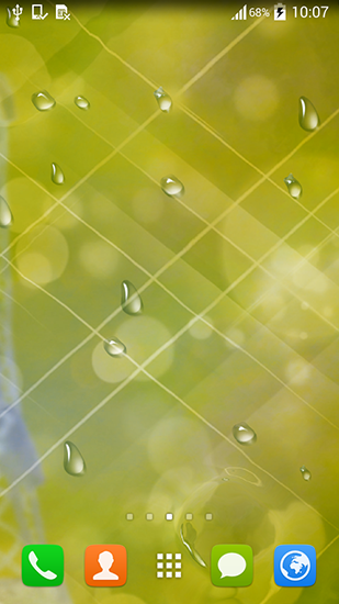 Screenshots of the live wallpaper Rainy day for Android phone or tablet.