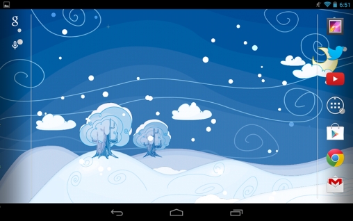 Screenshots of the live wallpaper Siberian night for Android phone or tablet.