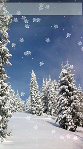 Full version of Android apk livewallpaper Snow winter for tablet and phone.