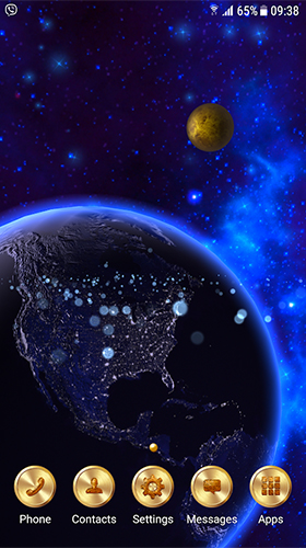 Full version of Android apk livewallpaper Solar system for tablet and phone.