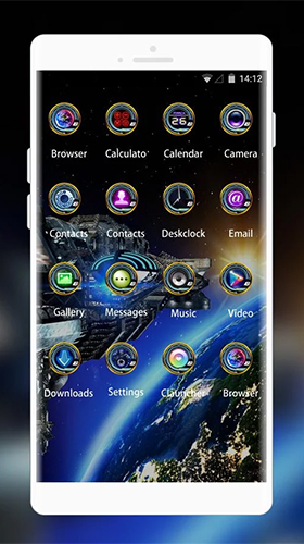 Full version of Android apk livewallpaper Space galaxy 3D by Mobo Theme Apps Team for tablet and phone.
