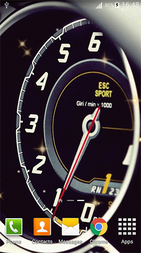 Full version of Android apk livewallpaper Speedometer for tablet and phone.