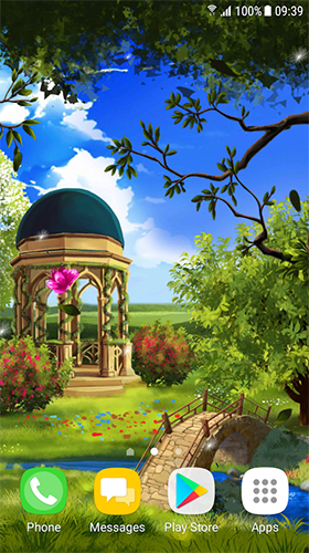 Full version of Android apk livewallpaper Spring landscape for tablet and phone.