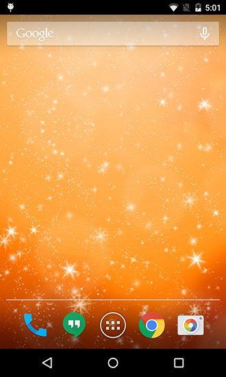 Screenshots of the live wallpaper Star rain for Android phone or tablet.
