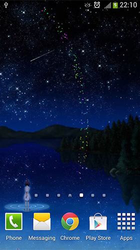 Full version of Android apk livewallpaper Stars by orchid for tablet and phone.