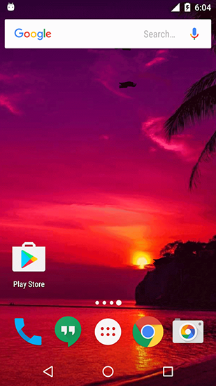 Screenshots of the live wallpaper Sunset by Twobit for Android phone or tablet.