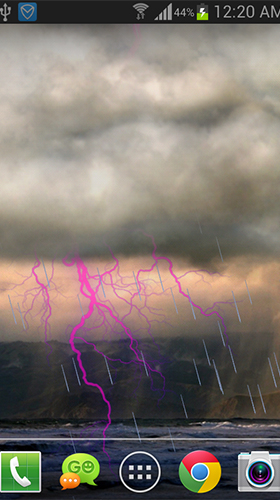 Full version of Android apk livewallpaper Thunderstorm by live wallpaper HongKong for tablet and phone.