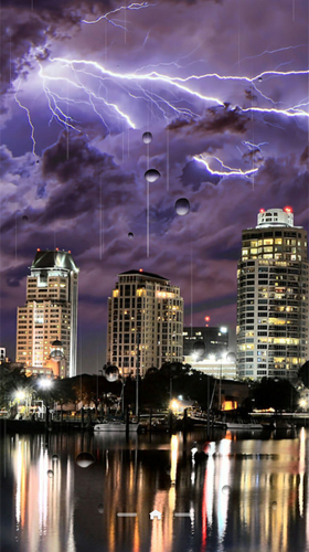 Full version of Android apk livewallpaper Thunderstorm by Ultimate Live Wallpapers PRO for tablet and phone.