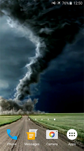 Full version of Android apk livewallpaper Tornado by Video Themes Pro for tablet and phone.