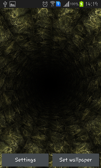 Screenshots of the live wallpaper Tunnel 3D by Amax lwps for Android phone or tablet.