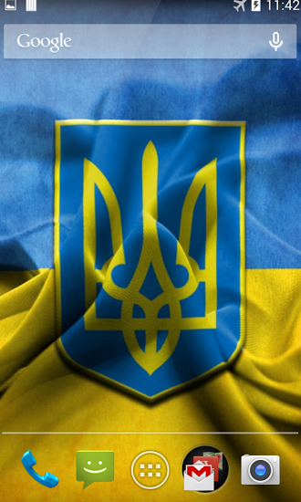 Screenshots of the live wallpaper Ukrainian for Android phone or tablet.