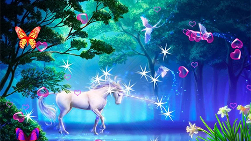 Full version of Android apk livewallpaper Unicorn 3D for tablet and phone.