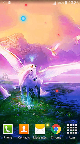 Full version of Android apk livewallpaper Unicorn by Cute Live Wallpapers And Backgrounds for tablet and phone.