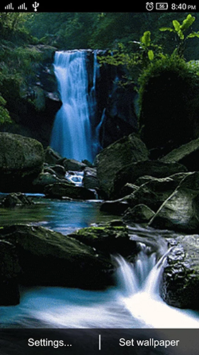 Full version of Android apk livewallpaper Waterfall 3D by World Live Wallpaper for tablet and phone.