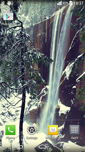 Full version of Android apk livewallpaper Waterfall sounds for tablet and phone.