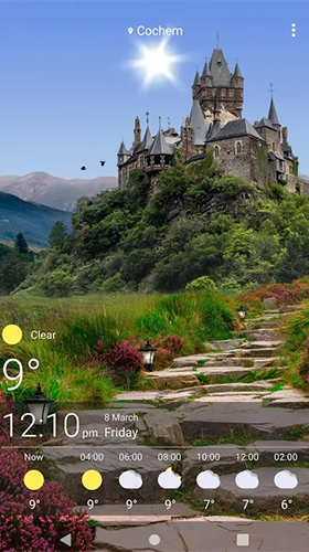Full version of Android apk livewallpaper Weather by SkySky for tablet and phone.