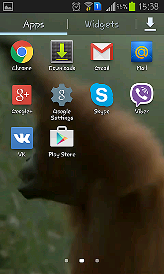 Screenshots of the live wallpaper Wild dance crazy monkey for Android phone or tablet.