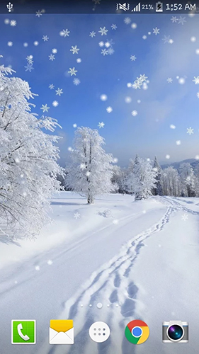 Full version of Android apk livewallpaper Winter snow by live wallpaper HongKong for tablet and phone.