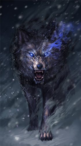 Full version of Android apk livewallpaper Wolf spirit for tablet and phone.