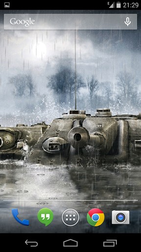 Screenshots of the live wallpaper World of tanks for Android phone or tablet.