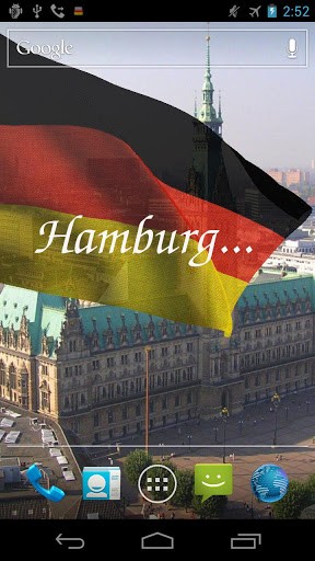 Full version of Android apk livewallpaper 3D flag of Germany for tablet and phone.